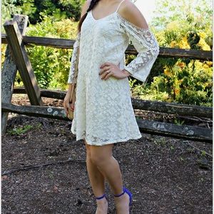 Skies are Blue Conan cold shoulder dress